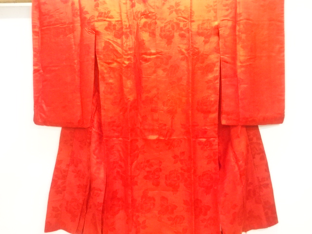 Japanese Kimono / Chirimen Kinsha Silk